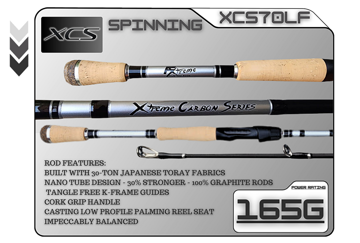 XCS70LF (165g) 7'0" Light Fast Spinning