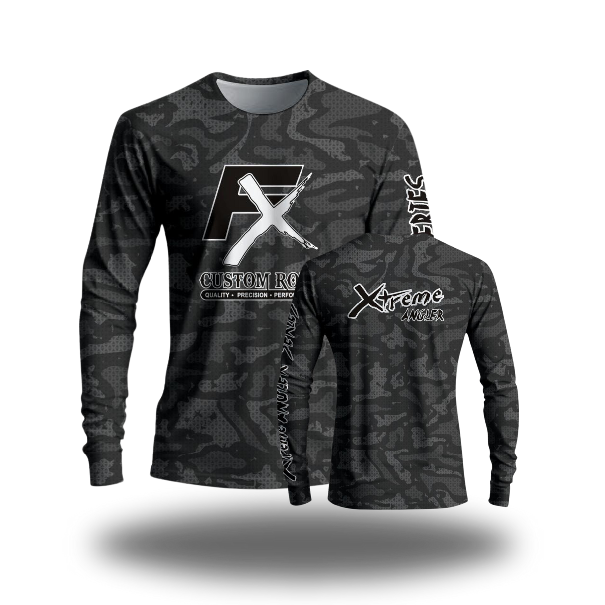 Grey Blue Camo Performance Shirt