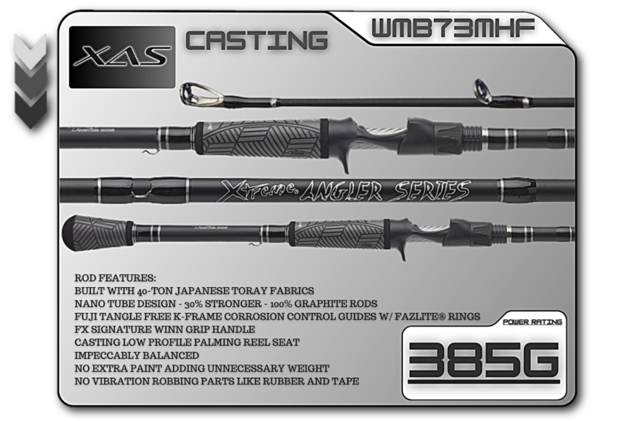 FX Xtreme Angler Casting Rod 73 Med Hvy