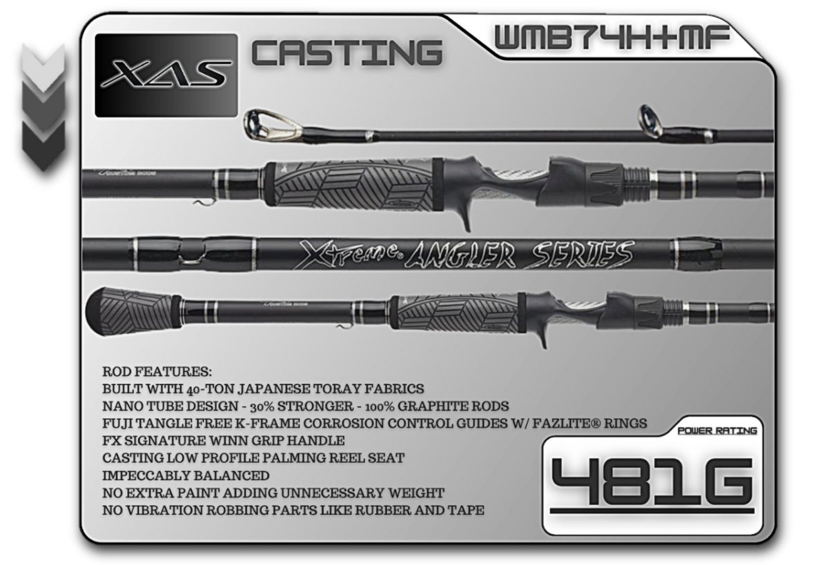 WMB74H+MF 7'4" Heavy-Plus Mod-Fast
