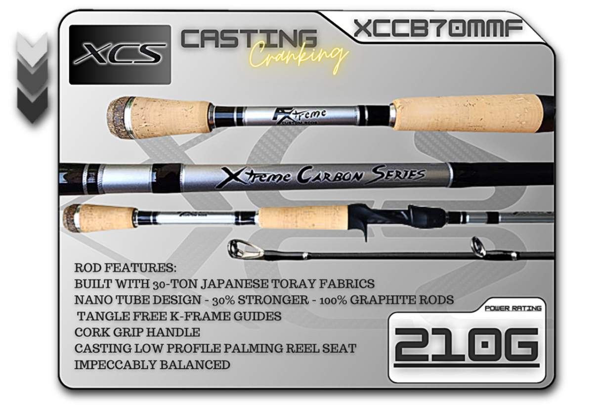 XCCB70MMF (210G) 7'0" Medium Mod-Fast **Cranking**