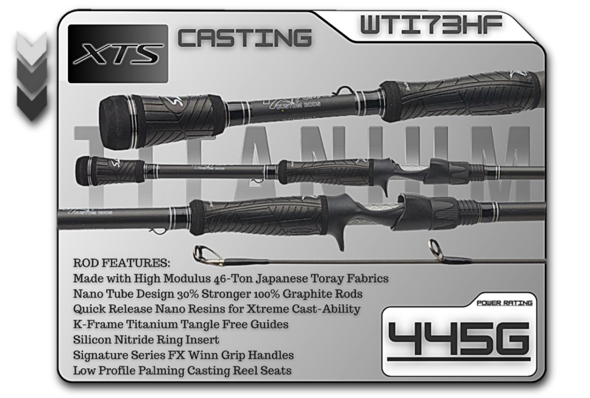 WTI73HF  7'3" Heavy Fast **TITANIUM SERIES**