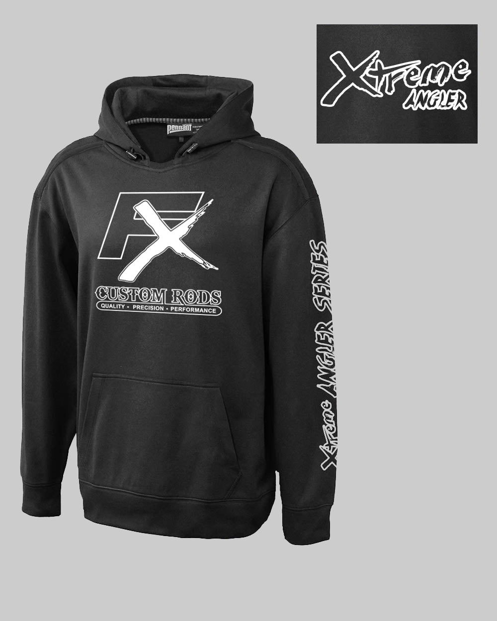 Performance Fleece Hoodie-Fx Custom Rods