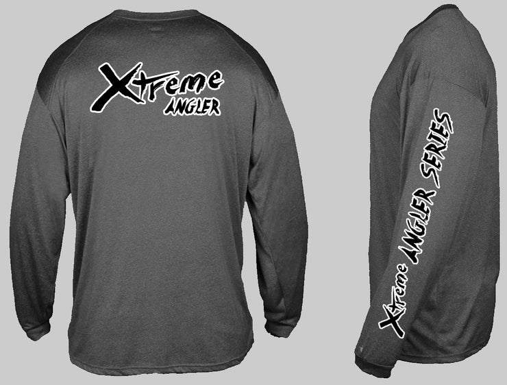 Premium Badger Long Sleeve Performance Heathered Shirts-Fx Custom Rods