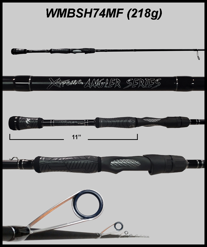 FX Xtreme Angler Series Spinning Rods 7'4 / Medium / Fast