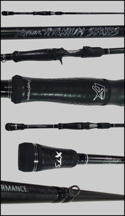 WTI73HF 7'3" Heavy Fast Casting Rod **TITANIUM SERIES**-Fx Custom Rods