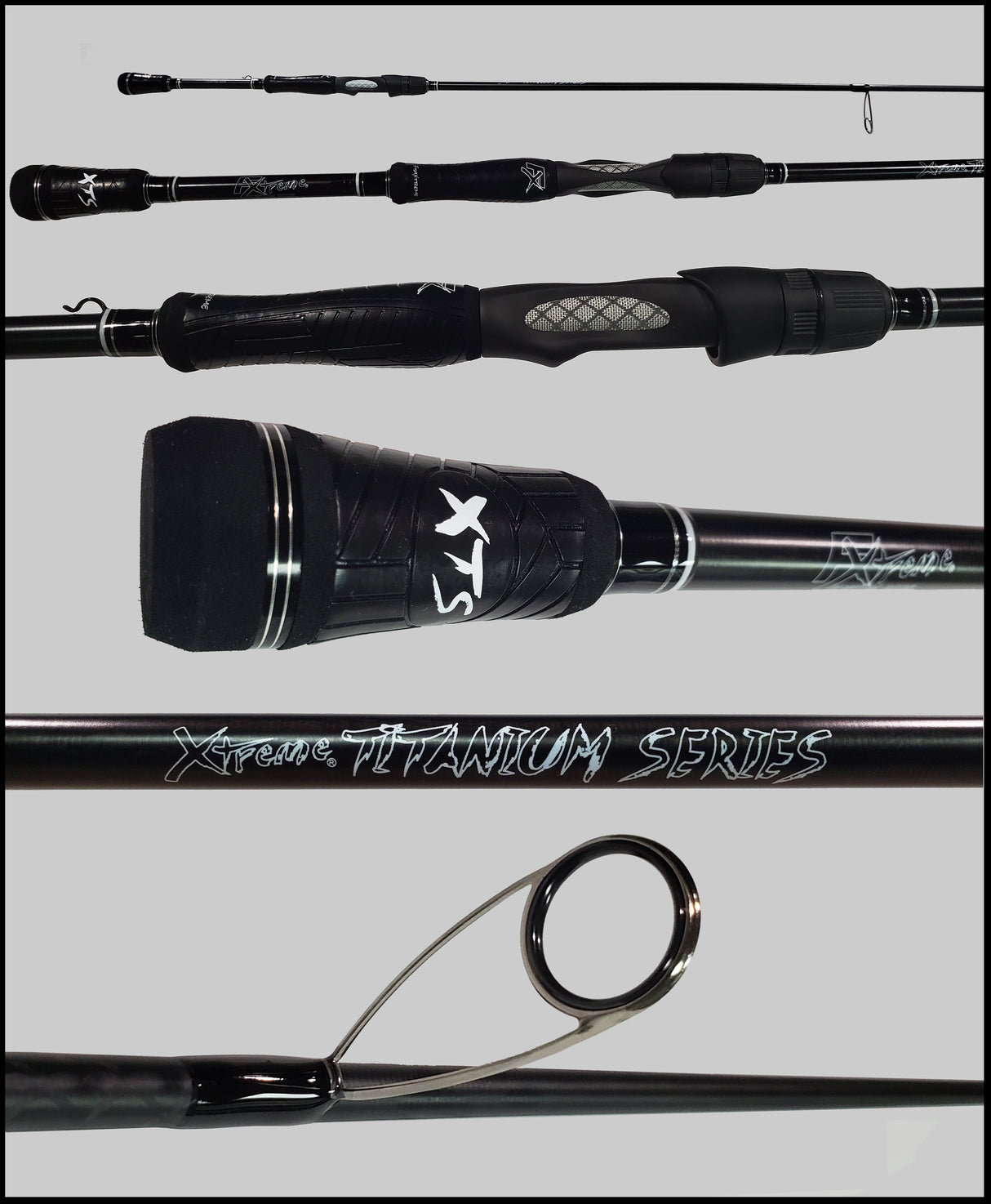 WTISJ70MF 7'0" Medium Fast Spinning Rod **TITANIUM SERIES**-Fx Custom Rods