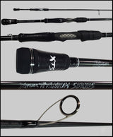 WTISJ66MF 6'6" Medium Fast Spinning Rod **TITANIUM SERIES**-Fx Custom Rods